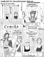 Comiku Girls (Reprise) #11: Fun with Customers: Draw me!